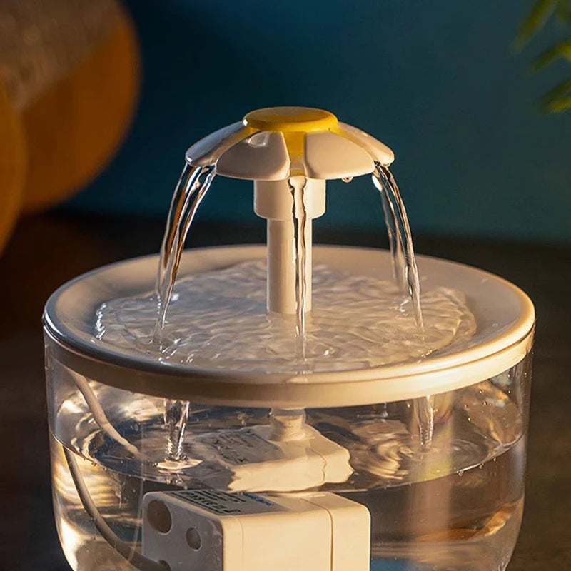 Fontaine à eau pour chat – Automatique & silencieuse