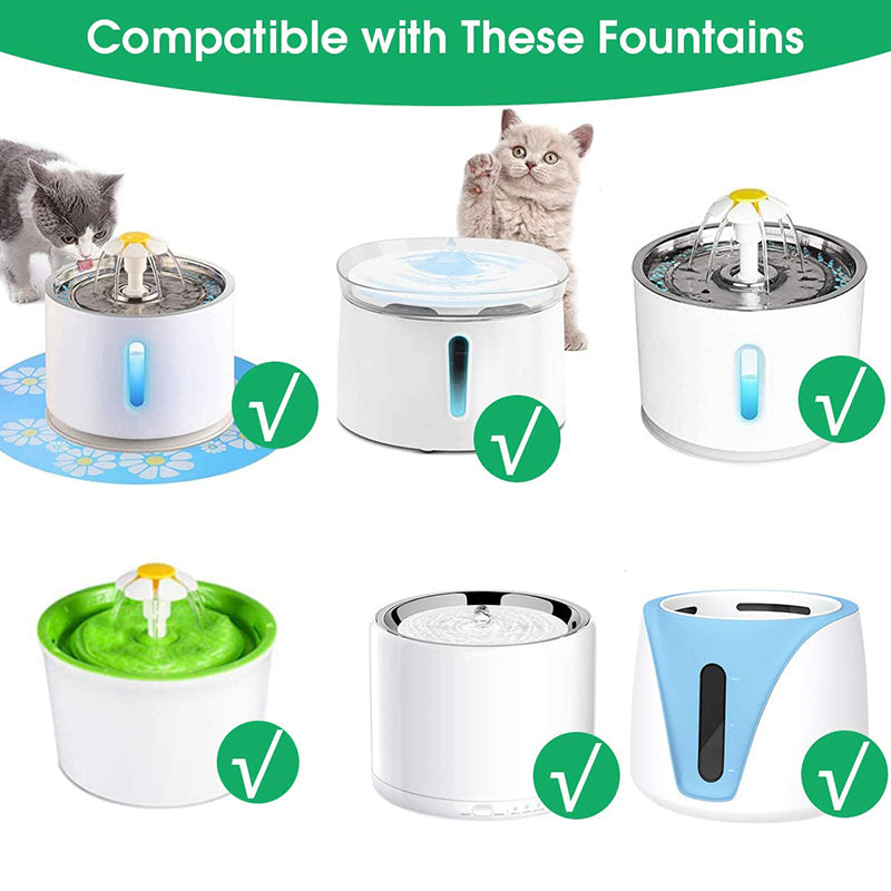 Filtres à charbon actif pour fontaine à eau pour chat