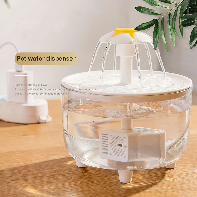 Fontaine à eau pour chat – Automatique & silencieuse