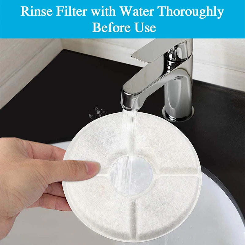 Filtres à charbon actif pour fontaine à eau pour chat